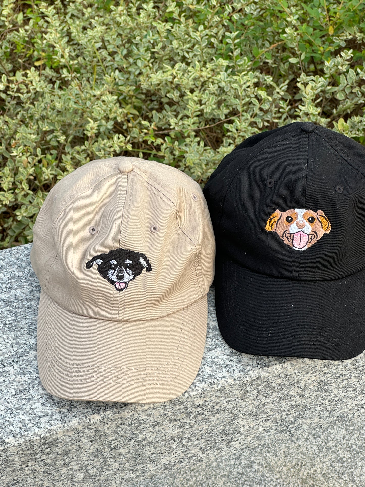 🐶🧢 ワンちゃんデザインの刺繍キャップ
