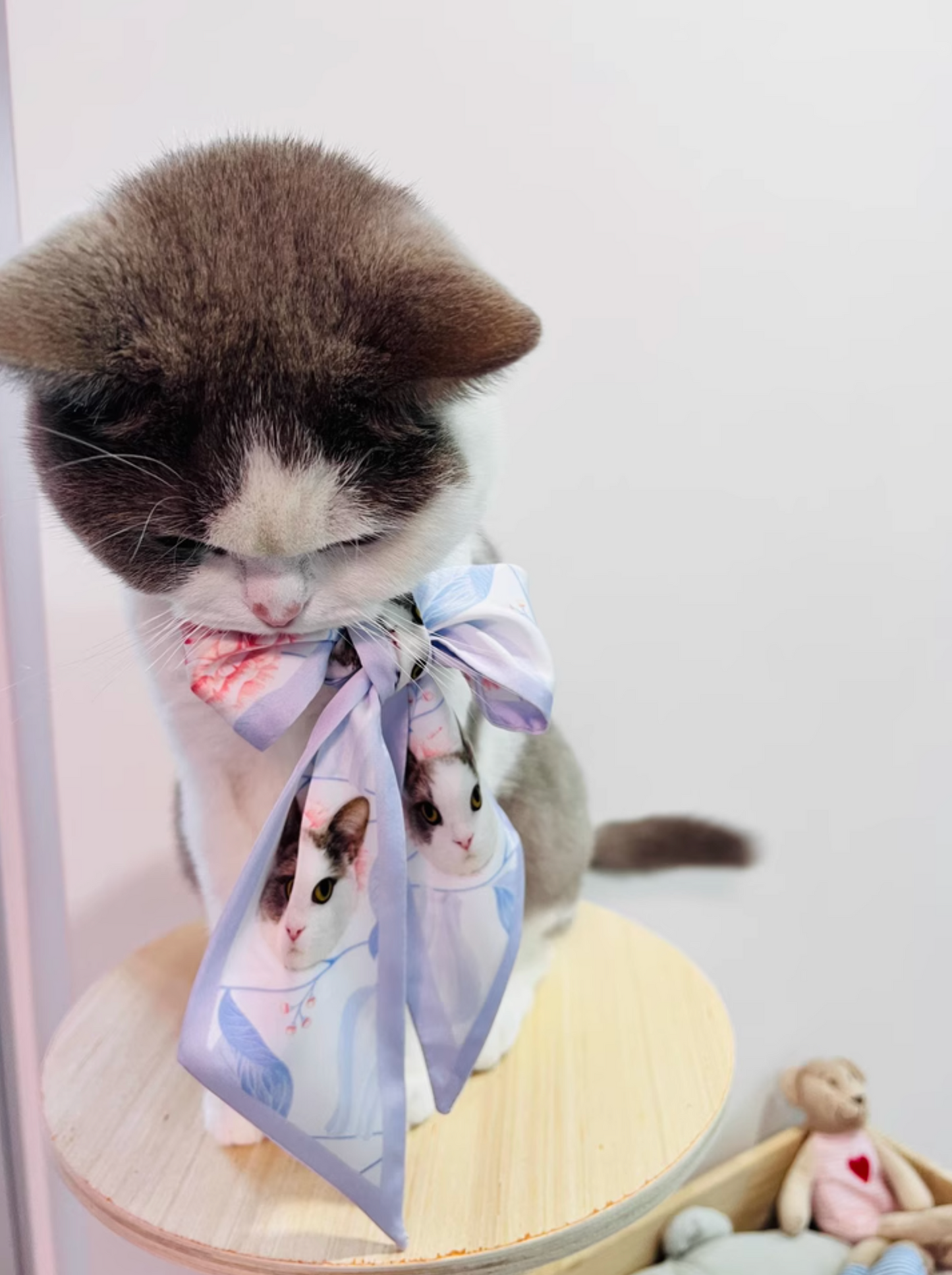 🐾✨オーダーメイド ペットシルクスカーフ✨🐾