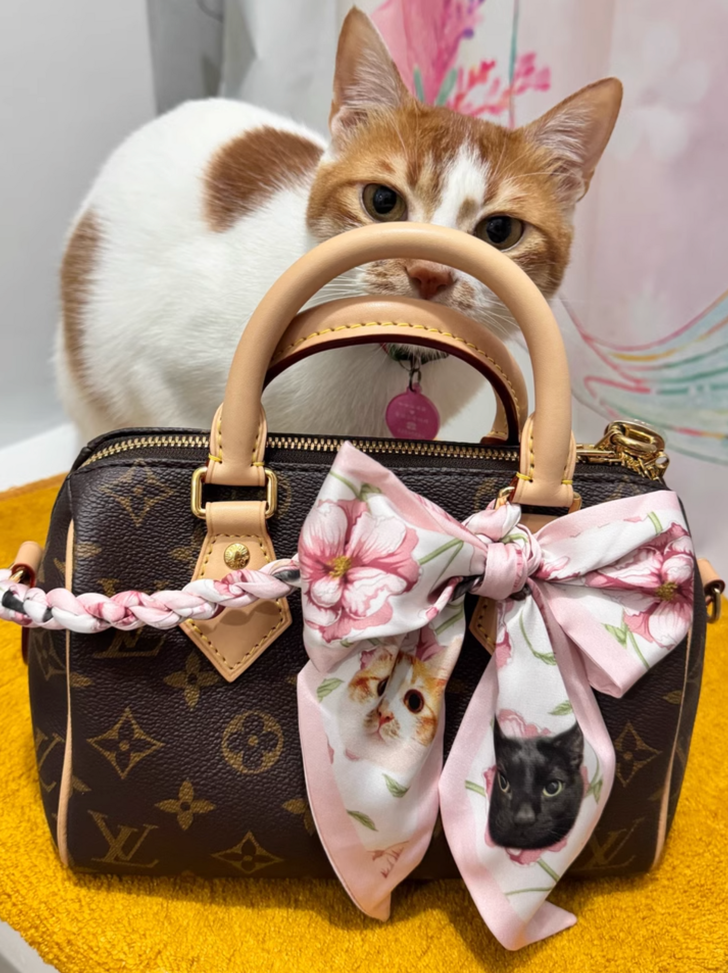 🐾✨オーダーメイド ペットシルクスカーフ✨🐾