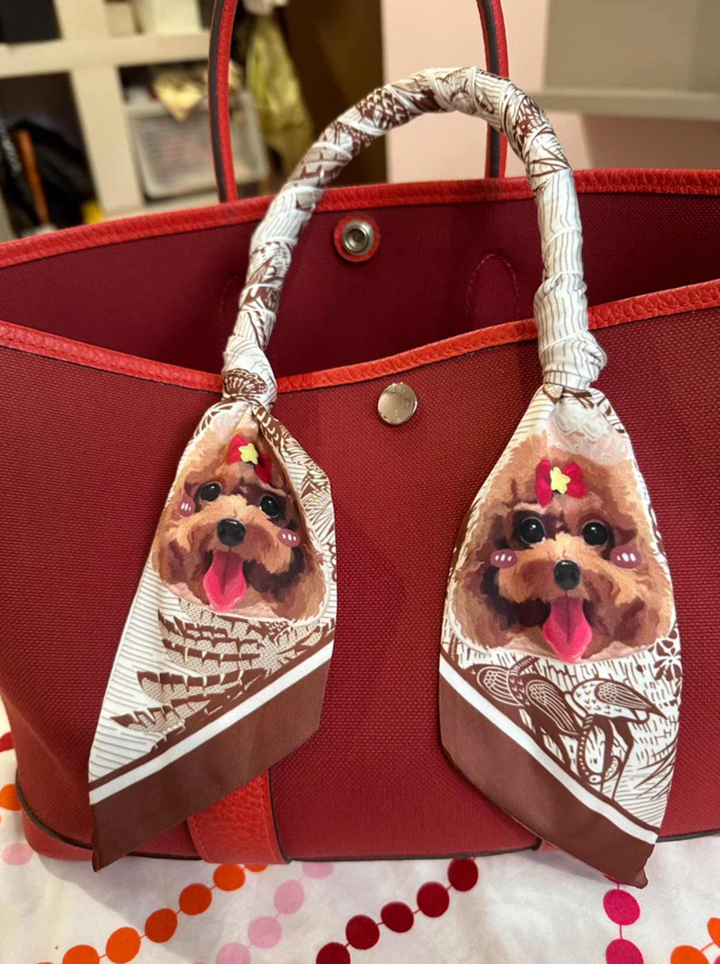 🐾✨オーダーメイド ペットシルクスカーフ✨🐾